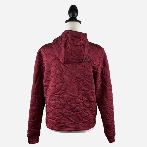 The North Face Womens Small Brick Red Textured Hoodie Activewear Pullover - Picture 6 of 15